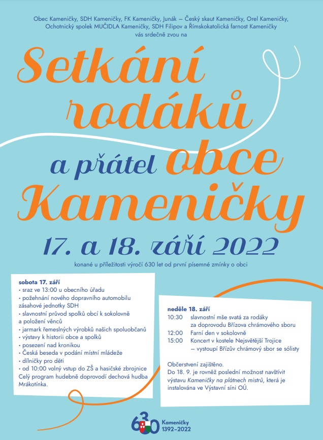 630 let obec Kameničky