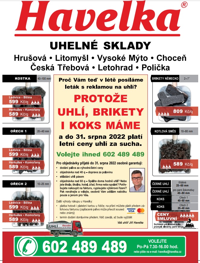 Uhlí Havelka 2022