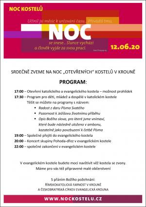 Noc kostelů 2020
